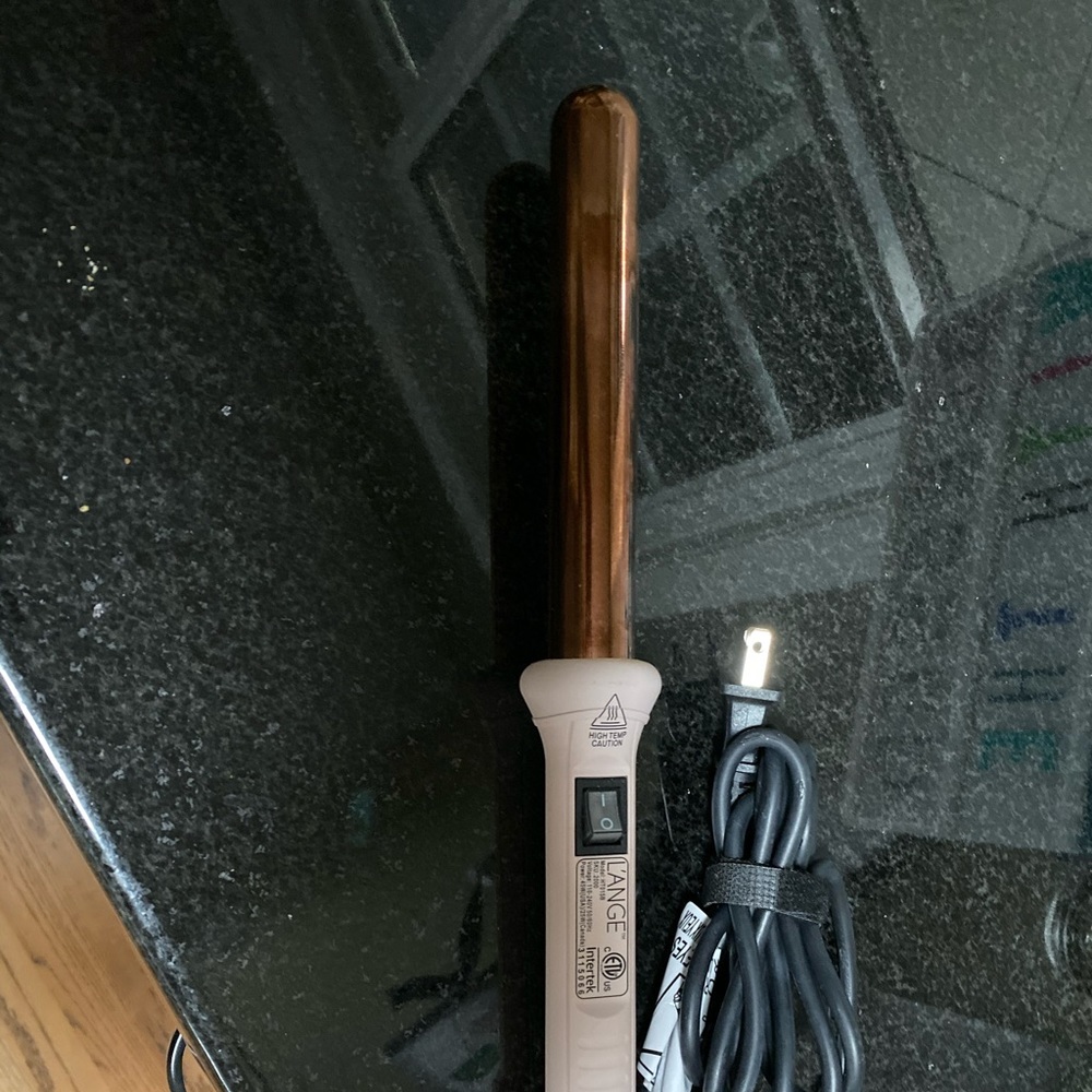 Lange rose gold curling wand